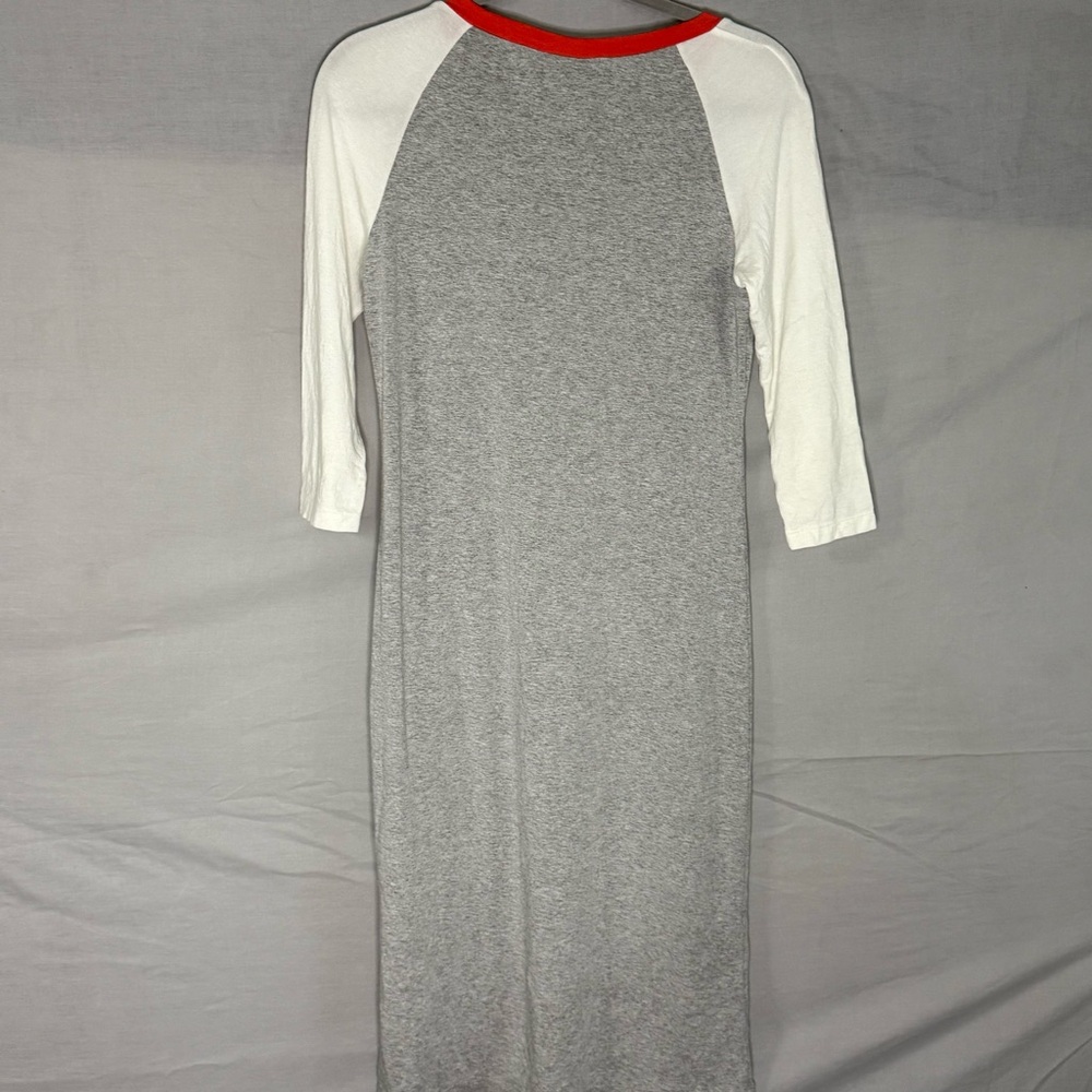 Sonnet James A Play Baseball Tee Dress For Moms Size Small Made In USA Tencel - Picture 7 of 8